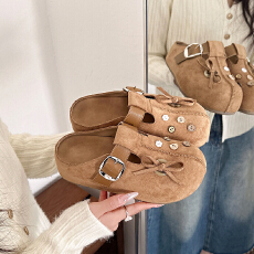 批发2026夏季新款勃肯半托<b class='q'>休闲</b>百搭女鞋货号