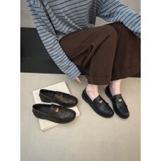 批发乐福鞋女一脚蹬2025春秋季新款时尚百搭<b class='q'>英伦</b>懒人爱心粗跟小皮鞋