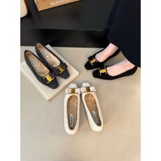 批发小香风单鞋女粗跟春秋2025新款优雅法式配裙子<b class='q'>百搭</b>拼接高跟鞋