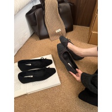 2025冬上新韩系甜美蝴蝶结呢子绒百搭小个子内增高单鞋