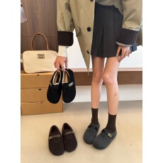 批发265-3圆头加毛鞋