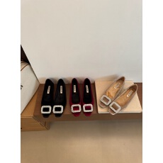 批发2025<b class='q'>冬</b>季上新金丝绒水钻高级名媛风粗跟方头加绒单鞋