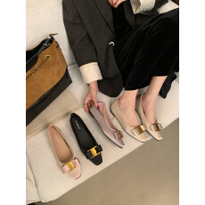 批发内增高厚底缎面方头单鞋女2026年春季新款法式配裙子晚晚<b class='q'>玛丽</b>珍鞋