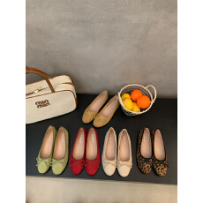 批发韩版早春新款浅口复古风小皮鞋低跟平底鞋蝴蝶结单鞋绒面奶奶鞋女