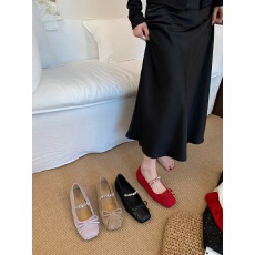 法式玛丽珍单鞋女鞋2026春夏季芭蕾晚晚鞋