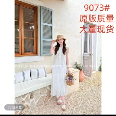 批发【LIUYI】南法夏日~夏季<b class='q'>全棉</b>重工刺绣镂空背心半身长裙两件套
