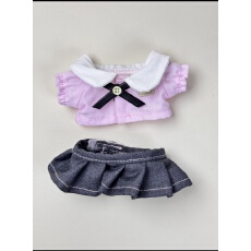 批发拉噗噗17cm娃衣 学院风可爱替换衣服