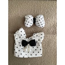 批发拉噗噗17cm娃衣 波点小清新可爱替换衣服