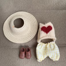 批发拉噗噗17cm娃衣 度假风巴厘岛小仙女夏日沙滩淑女裤子套装