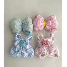 批发拉噗噗17cm娃衣 可爱风小公主夏日沙滩淑女连衣裙套装