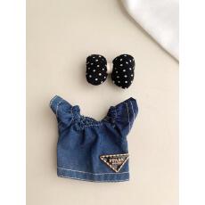 批发拉噗噗17cm娃衣 实拍高级感名媛小香风小仙女夏日淑女套装