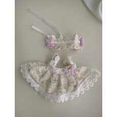 批发拉噗噗17cm娃衣 实拍高级感名媛小香风小仙女夏日淑女套装