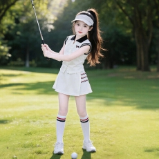 批发女童独特超好看套装夏季百搭新款韩系学院风时尚大童女孩套裙夏天