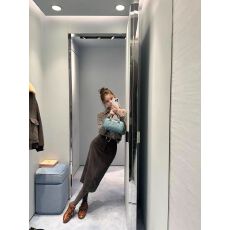 批发10/31「智性烟管裙」实穿气质挂 显瘦中腰直筒后开叉呢料7分裙