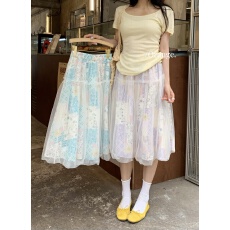 批发实拍实价~夏季网纱花苞半身<b class='q'>裙</b>
