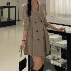 批发<b class='q'>春秋</b> 韩国chic 法式显瘦气质<b class='q'>连衣裙</b>