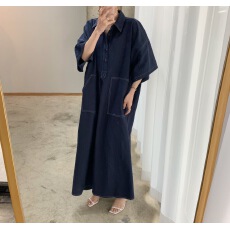 批发夏季新款韩版时尚休闲宽松<b class='q'>连衣裙</b>女