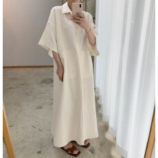 批发夏季新款韩版时尚休闲宽松连衣裙女