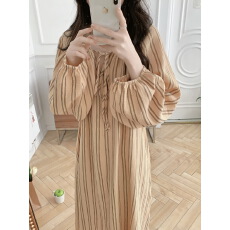 实拍实价 2026早春慵懒风纯棉纱布复古高级感睡衣家居服套装