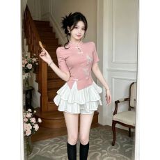 批发新中式国风旗袍足疗按摩服夜总店连衣<b class='q'>裙</b>减龄套装采耳美容院工作服