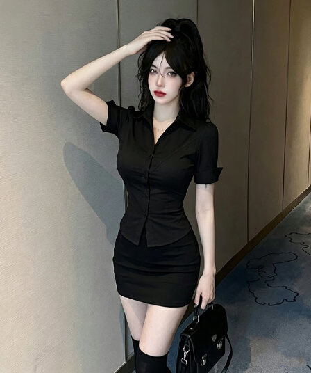 밤 본사 섹시함 드레스 연령 감소 2026 새로운 여성 spa 발 욕조 기술자 작업복 호텔 품격 세트