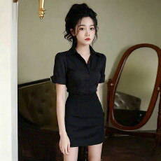 批发性感ol职业<b class='q'>气质</b>制服<b class='q'>珠宝</b>店连衣裙套装足疗spa养生足浴技师工作服