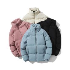 批发立领棉衣棉服新款冬季宽松休闲加厚保暖防寒面包服男女情侣外套潮