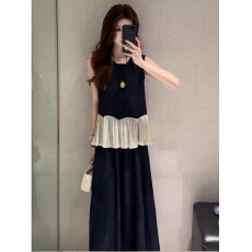 批发夏装搭配一整套奶系小个子2026年冷淡风新款奶系穿搭气质两件套