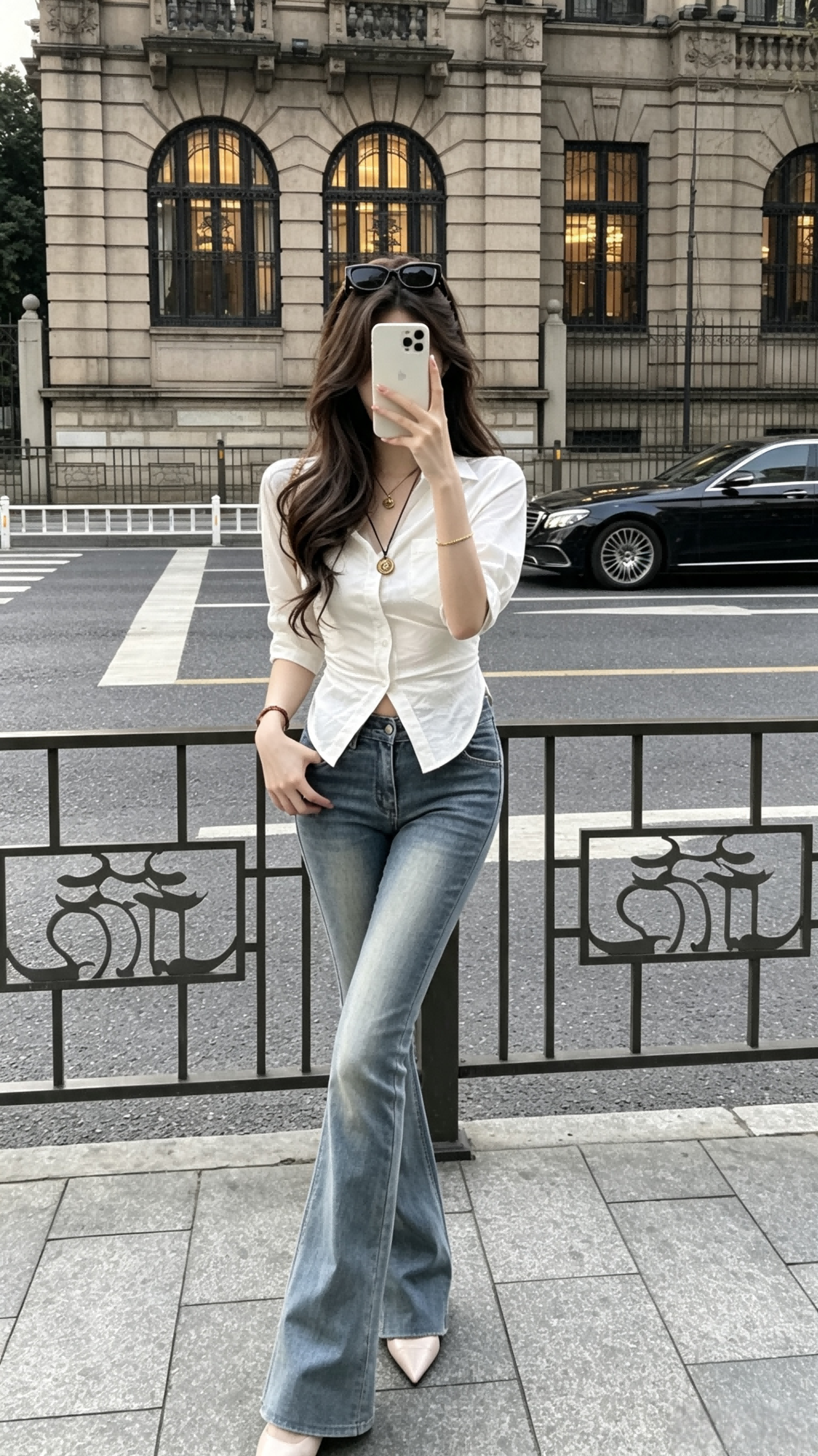 慵懒系结纯白亚麻露腰蝴蝶系带衬衫女春夏百搭上衣  服裝批發女裝批發服飾貨源