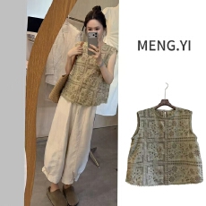 批发亚麻+内里白色短裤<b class='q'>女</b>夏季新款大码胖mm显瘦高腰休闲宽松