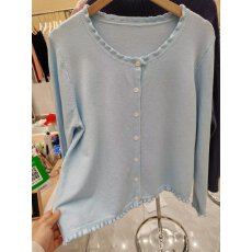 批发舒适度强秋装女装新款针织开衫上衣高级感毛衣针织衫外套高领长袖