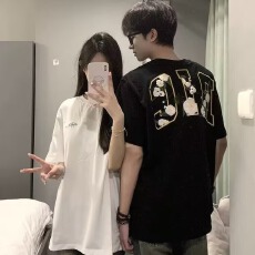 批发纯棉短袖<b class='q'>t</b><b class='q'>恤</b>男<b class='q'>女</b>生ins潮牌<b class='q'>欧美</b>嘻哈风圆领打底衫上衣夏季情侣体恤