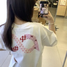 批发重磅230G纯棉<b class='q'>T</b><b class='q'>恤</b>女生甜妹ins美式宽松<b class='q'>嘻哈</b>风短袖圆领百搭刺绣体恤