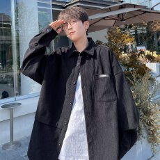 批发日系工装风灯芯绒<b class='q'>衬衫</b>男女春秋新款休闲百搭<b class='q'>情侣</b><b class='q'>长袖</b><b class='q'>衬衣</b>外套潮牌