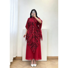 批发<b class='q'>欧美</b>跨境时尚印花木耳边领高端显瘦气质系带不规则上衣阔腿裤<b class='q'>套装</b>