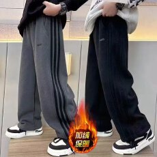 批发儿童运动卫裤春秋夏季男童裤子中大童长裤薄孩休闲宽松直筒加绒冬