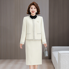 批发5926#2026妈妈礼服年轻妈妈礼服2026<b class='q'>冬</b>季新款喜婆婆婚套装