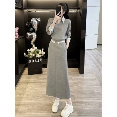 批发春季穿搭一整套卫衣套装裙2026<b class='q'>新款</b>高级感半身裙长裙巨好看两件套