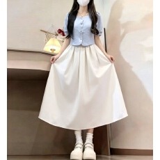 批发初<b class='q'>夏</b>季独特绝美韩系ootdmiu里miu气穿搭一整套连衣裙子两件套装女