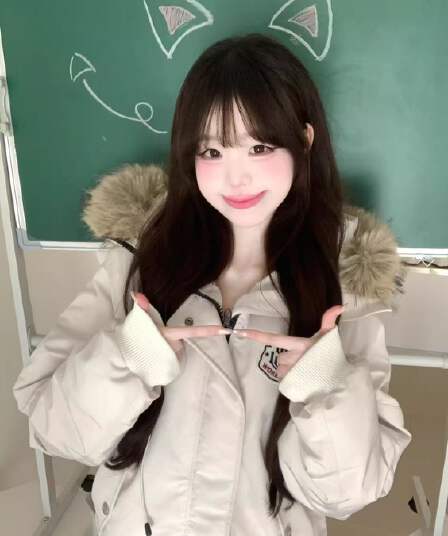 Parker 서비스 워크웨어 겨울 새로운 큰 모피 칼라 아래 면화 의류 여성 루즈핏 학생 보온 두꺼운 면 옷 재킷