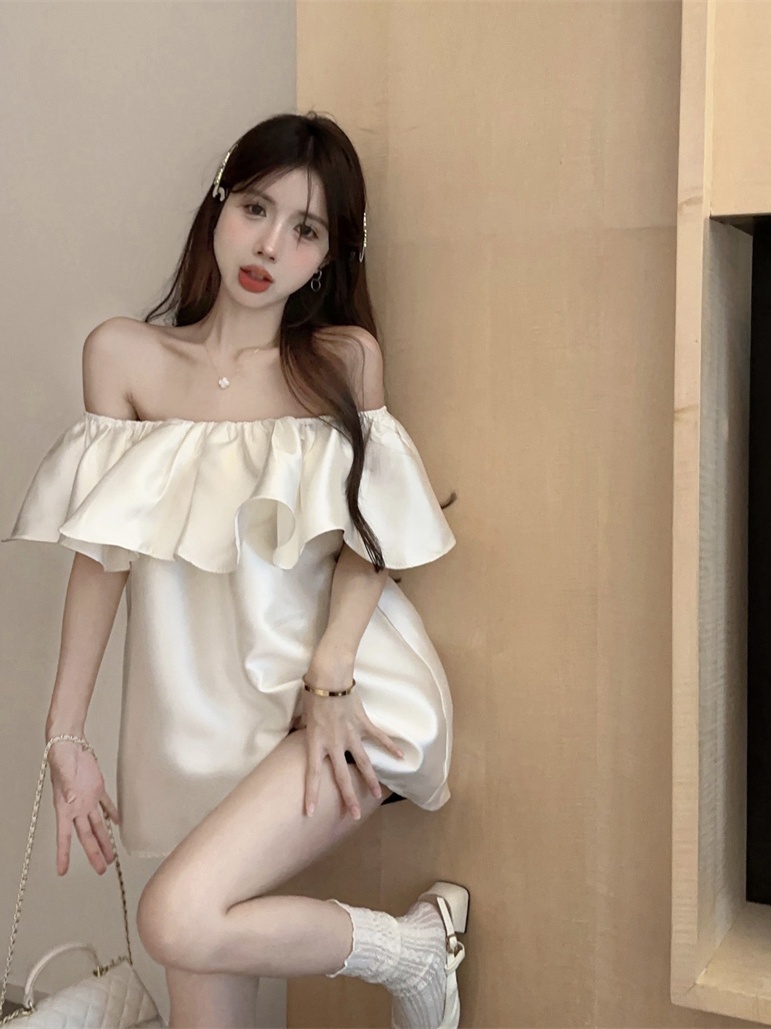 실사 품격 오프숄더 프릴 셔츠 루즈핏 맨위