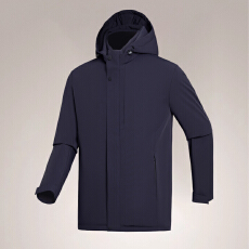 批发冬季保暖纯羊毛填充外套男<b class='q'>棉服</b>轻量化轻奢通勤休闲 可代发