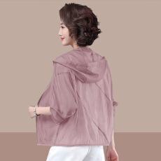 批发大码宽松时尚妈妈装<b class='q'>防晒衣</b>透气轻薄2026新款女士夏季<b class='q'>外套</b>防紫外线
