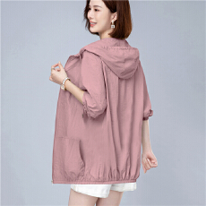 批发中长款大码防晒衣女防紫外线<b class='q'>夏</b>季2026新款中年妈妈装宽松薄外套女