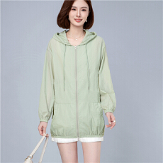 批发中长款大码防晒衣女防紫外线<b class='q'>夏</b>季2026新款中年妈妈装宽松薄外套女