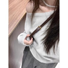 批发冬季装搭配一整套<b class='q'>大码</b>微胖mm斜肩针织衫阔腿裤韩系高级时尚套装女