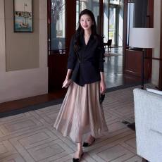 批发春季搭配一整套大码胖mm收腰<b class='q'>西装外套</b>半身裙独特绝美高级感套装女