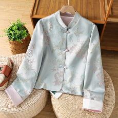 批发新中式女装<b class='q'>外套</b>秋季2025<b class='q'>新款</b>小香风高级感气质国风元素盘扣上衣女