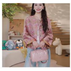 批发新中式国风100%<b class='q'>真丝</b>桑蚕丝<b class='q'>上衣</b>双面穿<b class='q'>女</b>士外套2026春季新款