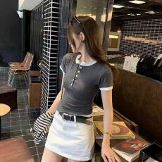 批发<b class='q'>莫代尔</b>面料 260克 夏季修身显瘦上衣